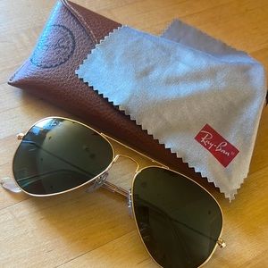 Ray Ban polarized aviators
